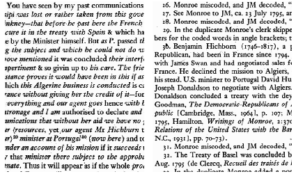 interpret the diplomatic code used by Charles Pinckney when he was U.S. minister to Spain