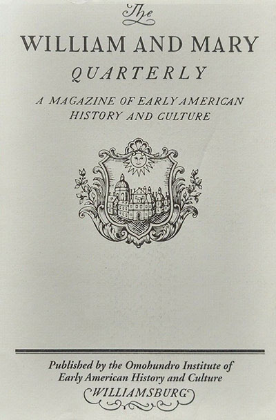 William and Mary Quarterly