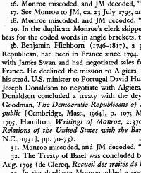 Letter from Pinckney when he was U.S. minister to Spain in the early 1800s